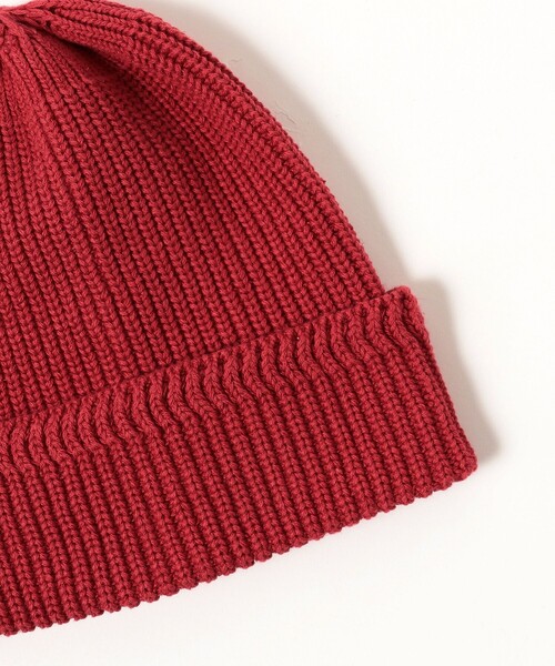 BEAMS BOY(ビームスボーイ)の「コットン リネン ワッチキャップ(ニットキャップ/ビーニー・レディース・ネイビー/ホワイト系その他7/レッド・ONE SIZE)」の10枚目の写真