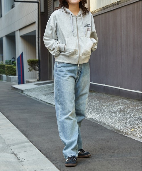 VENCEEXCHANGE(ヴァンスエクスチェンジ)の「ダブルジップパーカー(パーカー・レディース・グレー/ライトグレー/チャコール/ネイビー・FREE)」の19枚目の写真