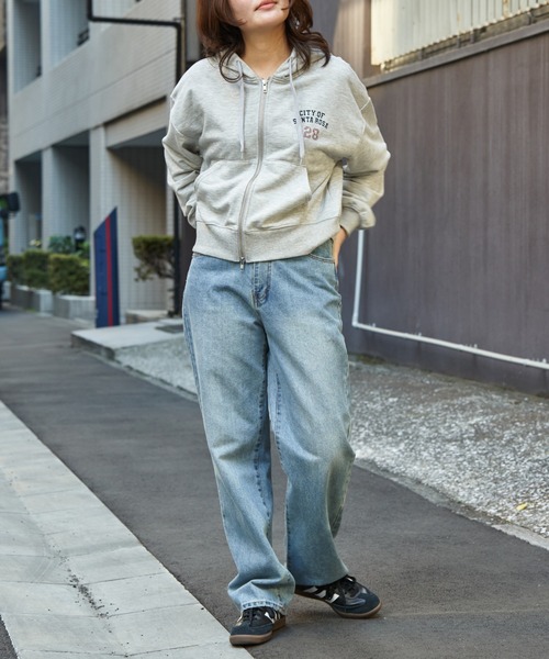 VENCEEXCHANGE(ヴァンスエクスチェンジ)の「ダブルジップパーカー(パーカー・レディース・グレー/ライトグレー/チャコール/ネイビー・FREE)」の20枚目の写真