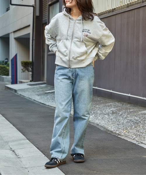 VENCEEXCHANGE(ヴァンスエクスチェンジ)の「ダブルジップパーカー(パーカー・レディース・グレー/ライトグレー/チャコール/ネイビー・FREE)」の21枚目の写真