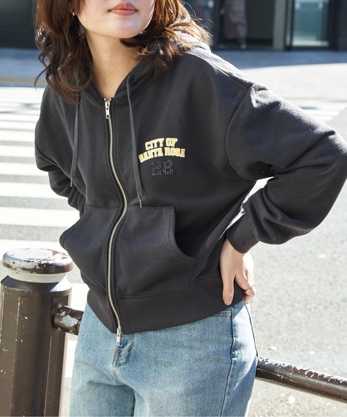 VENCEEXCHANGE(ヴァンスエクスチェンジ)の「ダブルジップパーカー(パーカー・レディース・グレー/ライトグレー/チャコール/ネイビー・FREE)」の14枚目の写真