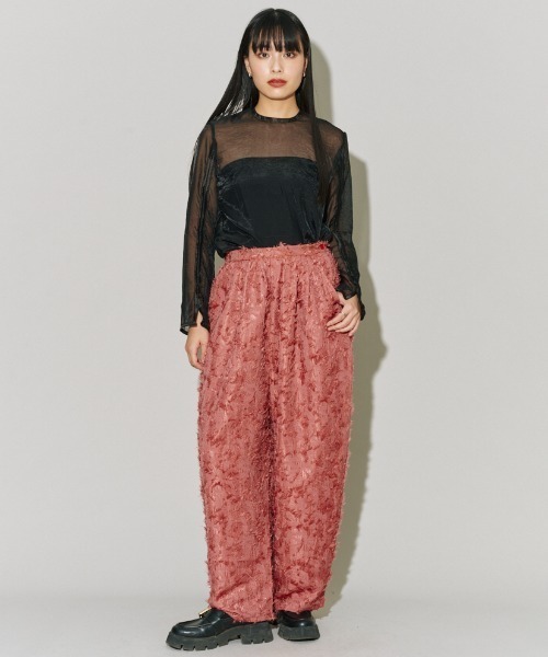 juemi 樹理さん　フリンジパンツ アーヤパンツ フーガ