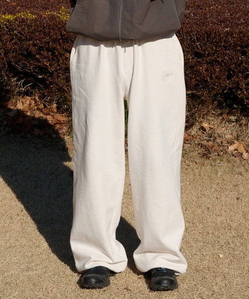 セール】heavy weight wide straight sweat pants ヘビーウェイト