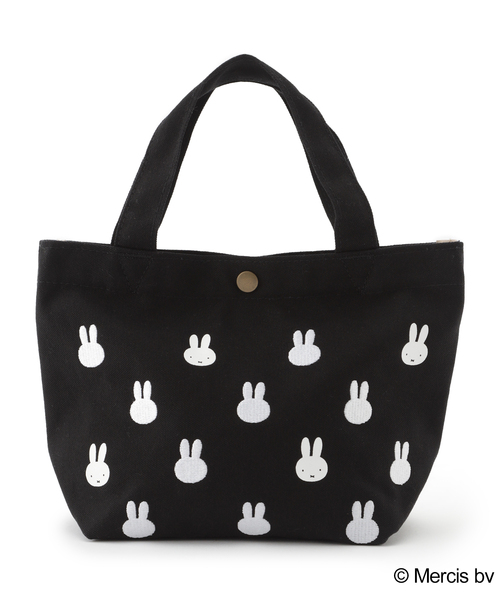 Miffy（ ミッフィー）の「ミッフィーミニトートバッグ（トートバッグ・レディース・ブラック・FREE）」の2枚目の写真