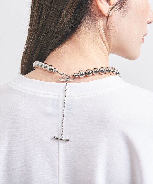 UNITED ARROWS（ユナイテッドアローズ）の「メタルボール 2WAY ネックレス（ネックレス・レディース・ゴールド/シルバー・FREE）」の5枚目の写真