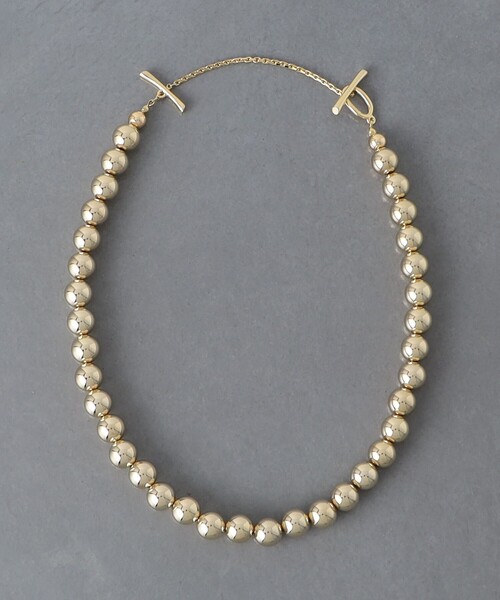 UNITED ARROWS（ユナイテッドアローズ）の「メタルボール 2WAY ネックレス（ネックレス・レディース・ゴールド/シルバー・FREE）」の6枚目の写真