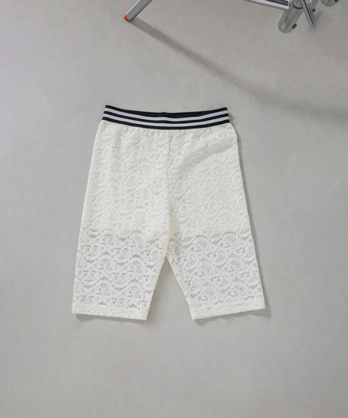 ROSE BUD(ローズバッド)の「レースレギンス(レギンス/スパッツ・レディース・ブラック/ホワイト・ONE SIZE)」の6枚目の写真