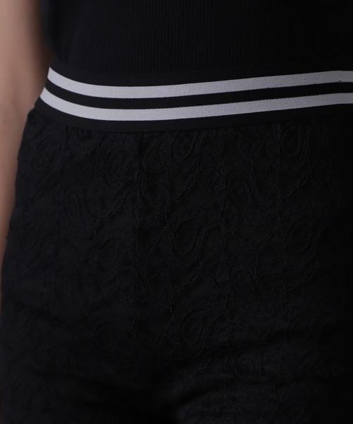 ROSE BUD(ローズバッド)の「レースレギンス(レギンス/スパッツ・レディース・ブラック/ホワイト・ONE SIZE)」の11枚目の写真