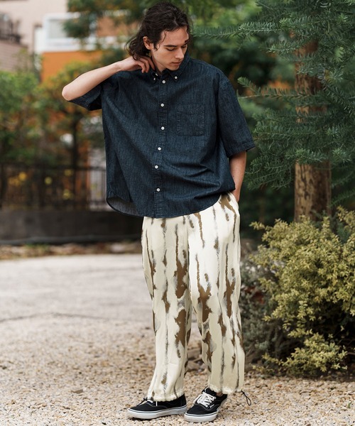 mp13288-総柄パラシュートパンツ