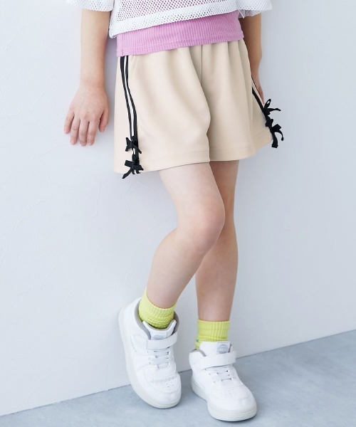 セール】リボン付き サイドラインショートパンツ（その他パンツ