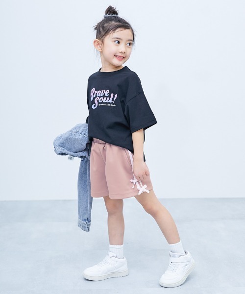 リボン付き サイドラインショートパンツ(その他パンツ)|devirock リボン付き サイドラインショートパンツ(その他パンツ)|devirock