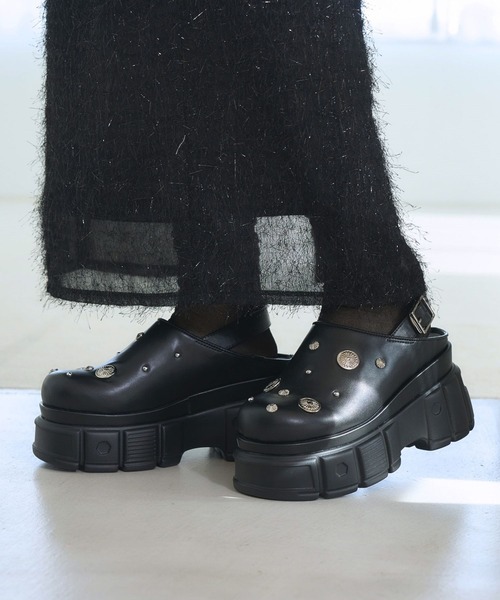 HARE（ハレ）の「メタルパーツサボサンダル(HARE)（サンダル・レディース・ブラック・LARGE/MEDIUM）」の9枚目の写真