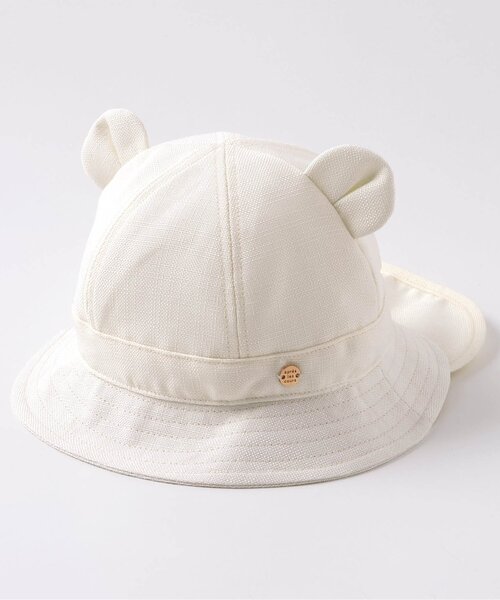 apres les cours(アプレレクール)の「耳付きベビー帽子(ハット・キッズ・インディゴブルー/キナリ・48/46)」の13枚目の写真