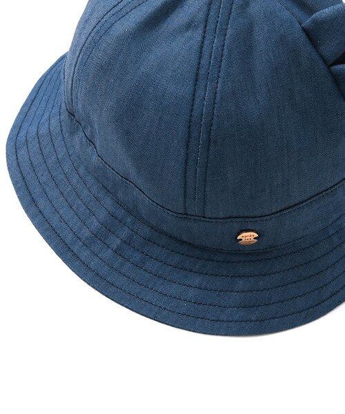 apres les cours(アプレレクール)の「耳付きベビー帽子(ハット・キッズ・インディゴブルー/キナリ・48/46)」の17枚目の写真