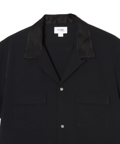 CRIMIE(クライミー)の「SHORT SLEEVE OPEN SHIRT SUMMER NIGHT(シャツ/ブラウス・メンズ・グリーン/ブラック・XXL/XL/L/M/S)」の3枚目の写真