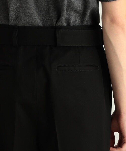 EDITION（エディション）の「ウールギャバ ベルトパンツ（スラックス