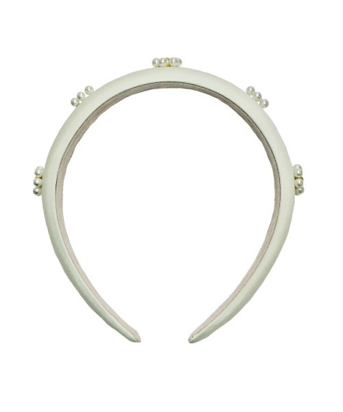 F i.n.t（フィント）の「パールマーガレットカチューシャ/fint　フィント（カチューシャ・レディース・オフホワイト/ブルーグレー/ピンク・FREE）」の7枚目の写真