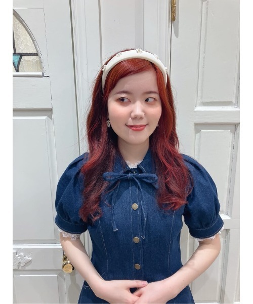 F i.n.t（フィント）の「パールマーガレットカチューシャ/fint　フィント（カチューシャ・レディース・オフホワイト/ブルーグレー/ピンク・FREE）」の19枚目の写真