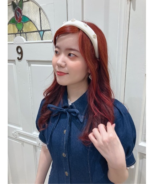 F i.n.t（フィント）の「パールマーガレットカチューシャ/fint　フィント（カチューシャ・レディース・オフホワイト/ブルーグレー/ピンク・FREE）」の20枚目の写真