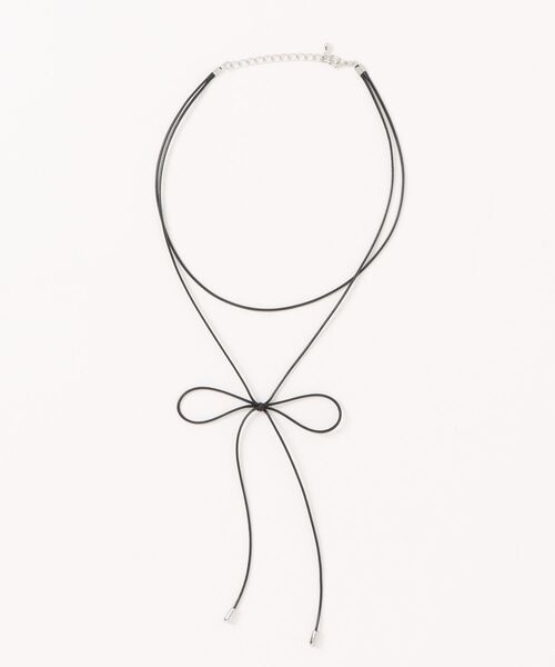 GGD SELECT(ジージーディー セレクト)の「コードチョーカー(チョーカー・レディース・ホワイト/ブラック・FREE)」の2枚目の写真