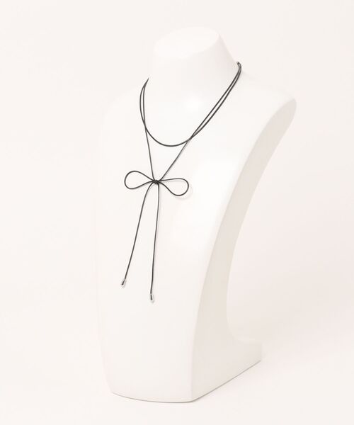 GGD SELECT(ジージーディー セレクト)の「コードチョーカー(チョーカー・レディース・ホワイト/ブラック・FREE)」の3枚目の写真