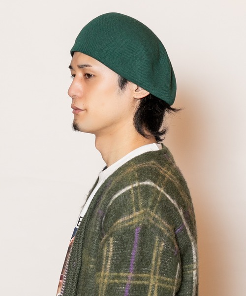 CA4LA（カシラ）の「BIG B6（ハンチング/ベレー帽・メンズ・グリーン/ネイビー/イエロー/ブラック・ONESIZE）」の10枚目の写真