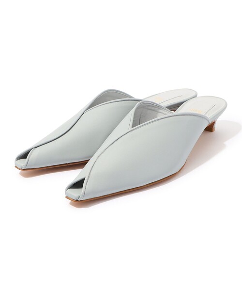 HENRI EN VARGO　シルバー　パンプス Cattleya silver オープントゥ パンプス シルバー - HENRI EN