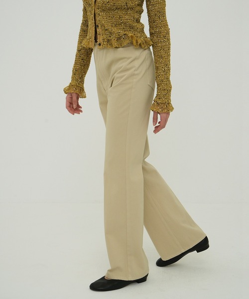 セール】FIT FLARE CENTER PRESS PANTS（その他パンツ）｜CLANE