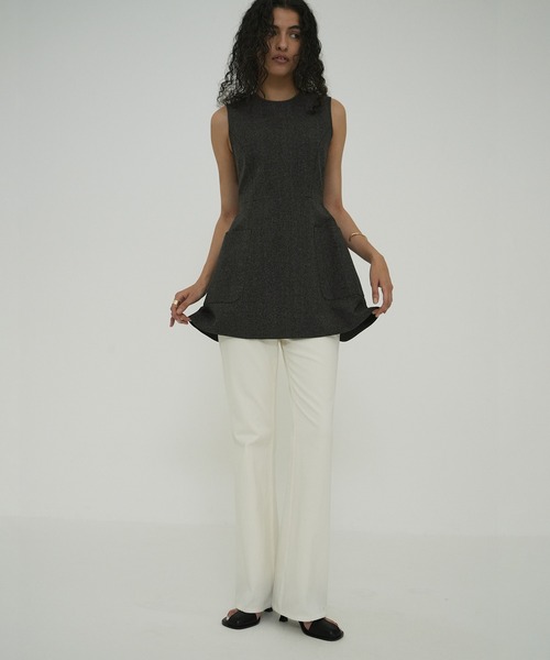 FIT FLARE CENTER PRESS PANTS（その他パンツ）｜CLANE（クラネ