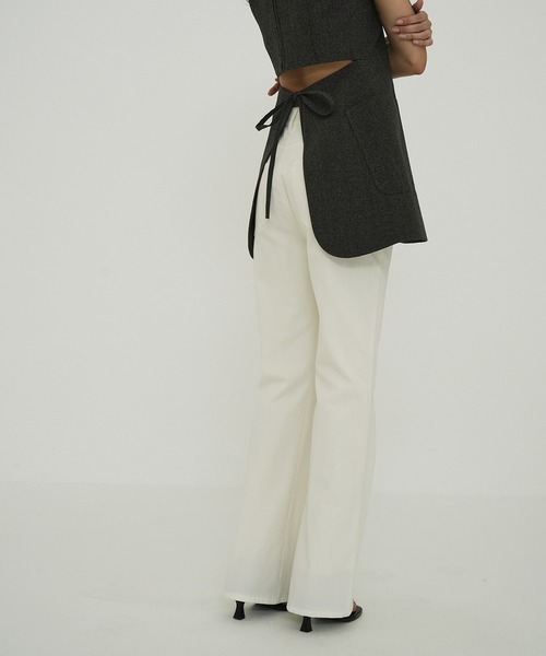 セール】FIT FLARE CENTER PRESS PANTS（その他パンツ）｜CLANE