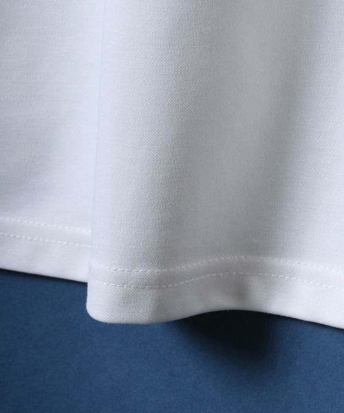 ANPAS(アンパス)の「Dry Ponte Fabric Short Sleeve T-Shirt/ドライポンチ 半袖 Tシャツ カットソー メンズ レディース(Tシャツ/カットソー・メンズ・ブラック/カーキ/ブルー/ホワイト/チャコール/ベージュ・M/L/LL)」の11枚目の写真