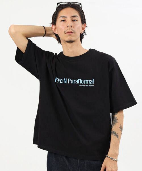 FFEIN(フェイン)の「【FFEIN(フェイン)】センターロゴ刺繍ショート丈Tシャツ / Tシャツ 短丈 クルーネック 半袖 ショート丈 刺繍(Tシャツ/カットソー・メンズ・ホワイト/ブラウン/ブラック/レッド/ネイビー・LARGE/MEDIUM/SMALL)」の7枚目の写真
