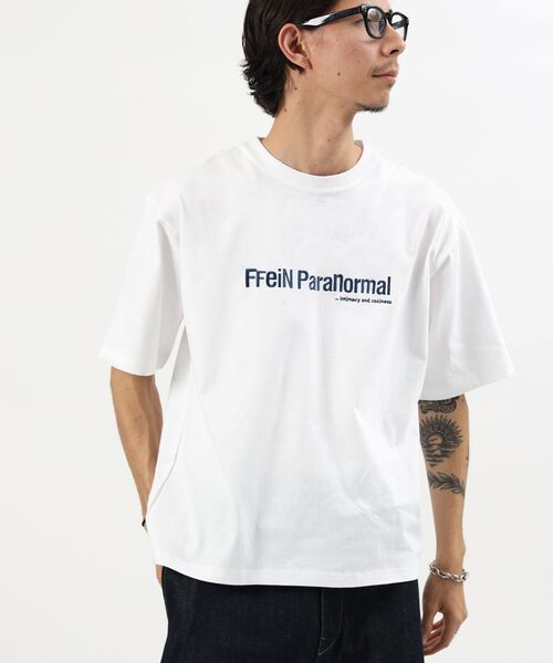 FFEIN(フェイン)の「【FFEIN(フェイン)】センターロゴ刺繍ショート丈Tシャツ / Tシャツ 短丈 クルーネック 半袖 ショート丈 刺繍(Tシャツ/カットソー・メンズ・ホワイト/ブラウン/ブラック/レッド/ネイビー・LARGE/MEDIUM/SMALL)」の10枚目の写真