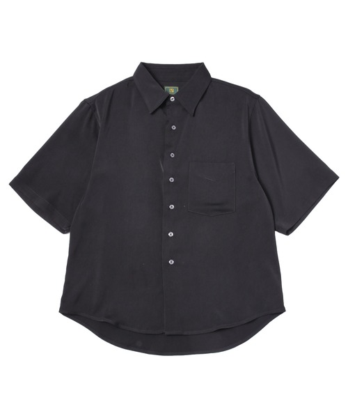 Noen（ノエン）の「ドレープドレス半袖シャツ（シャツ/ブラウス・メンズ・ホワイト/ブラック・MEDIUM/LARGE）」の15枚目の写真