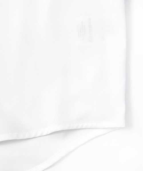 Noen（ノエン）の「ドレープドレス半袖シャツ（シャツ/ブラウス・メンズ・ホワイト/ブラック・MEDIUM/LARGE）」の13枚目の写真