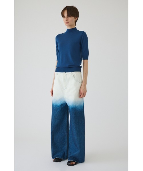 RIM.ARK(リムアーク)の「Gradation denim PT グラデーションデニムパンツ(デニムパンツ・レディース・ブラック/ブルー・36/38)」の17枚目の写真