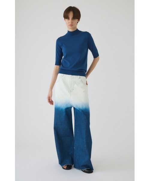 RIM.ARK(リムアーク)の「Gradation denim PT グラデーションデニムパンツ(デニムパンツ・レディース・ブラック/ブルー・36/38)」の18枚目の写真