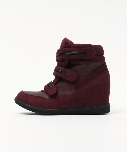 attagirl（アタガール）の「面テープ式ボリュームインヒールスニーカー（スニーカー・レディース・レッド/マスタード/ブルー/ブラック/ベージュ・L/M/S/LL）」の7枚目の写真