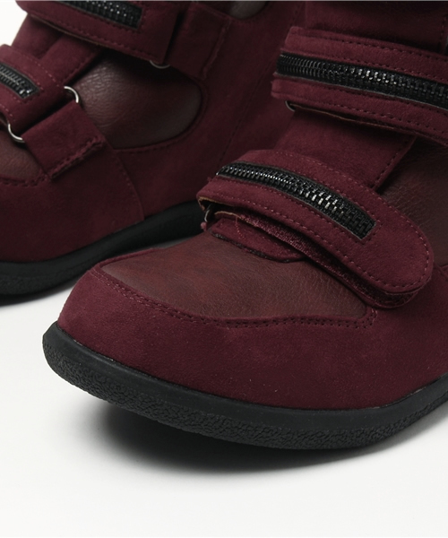 attagirl（アタガール）の「面テープ式ボリュームインヒールスニーカー（スニーカー・レディース・レッド/マスタード/ブルー/ブラック/ベージュ・L/M/S/LL）」の11枚目の写真