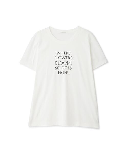 PINKY&DIANNE(ピンキーアンドダイアン)の「◆Where flowers bloom Tシャツ(Tシャツ/カットソー・レディース・ホワイト・38)」の3枚目の写真