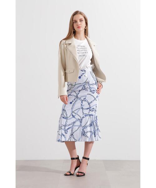 PINKY&DIANNE(ピンキーアンドダイアン)の「◆Where flowers bloom Tシャツ(Tシャツ/カットソー・レディース・ホワイト・38)」の9枚目の写真