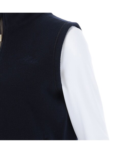 Felisi Golf（フェリージゴルフ）の「レディース｜Felisi Golf（フェリージ ゴルフ）WS MOSSER FLEECE VEST（ベスト・レディース・ネイビー/ホワイト・L/M/S/XS）」の6枚目の写真