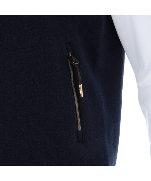 Felisi Golf（フェリージゴルフ）の「レディース｜Felisi Golf（フェリージ ゴルフ）WS MOSSER FLEECE VEST（ベスト・レディース・ネイビー/ホワイト・L/M/S/XS）」の7枚目の写真