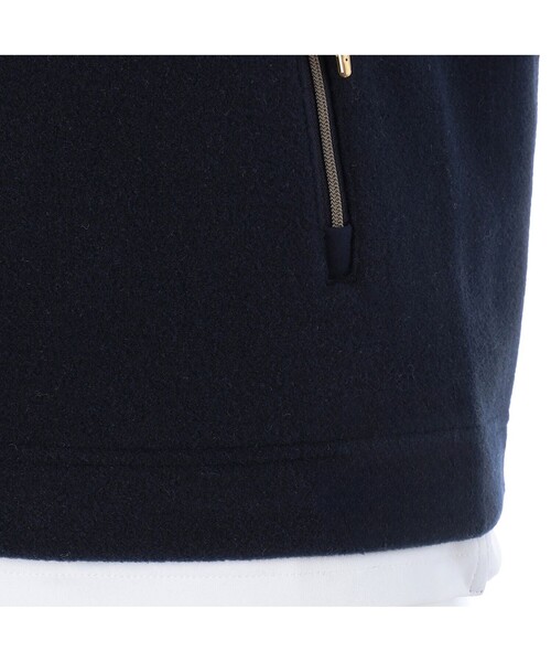Felisi Golf（フェリージゴルフ）の「レディース｜Felisi Golf（フェリージ ゴルフ）WS MOSSER FLEECE VEST（ベスト・レディース・ネイビー/ホワイト・L/M/S/XS）」の8枚目の写真