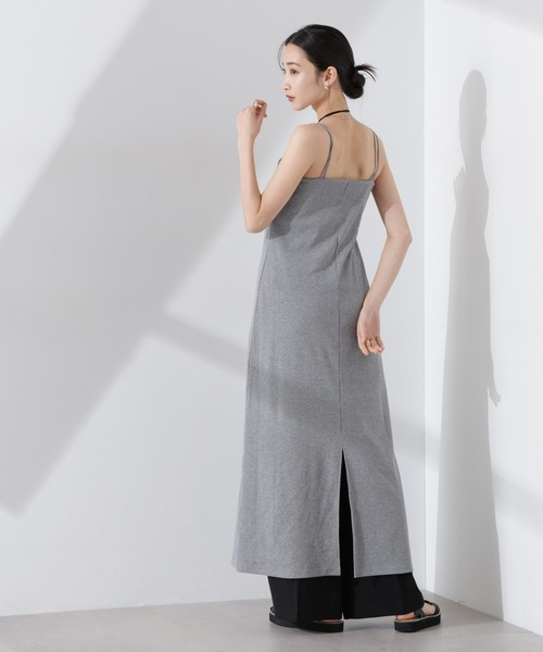 NANO universe(ナノユニバース)の「Wストラップカップ付きキャミソールワンピース(ワンピース・レディース・アイボリー/ブラック/グレー・FREE)」の11枚目の写真