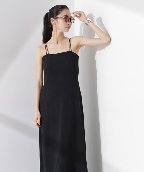NANO universe(ナノユニバース)の「Wストラップカップ付きキャミソールワンピース(ワンピース・レディース・アイボリー/ブラック/グレー・FREE)」の21枚目の写真