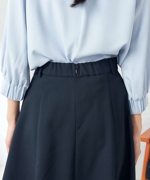 a.v.v(アーヴェヴェ)の「【洗える/ストレッチ/UVカット】麻調ストレッチフレアスカート(スカート・レディース・ベージュ/ネイビー/グレー・40/38/36/42/34)」の9枚目の写真