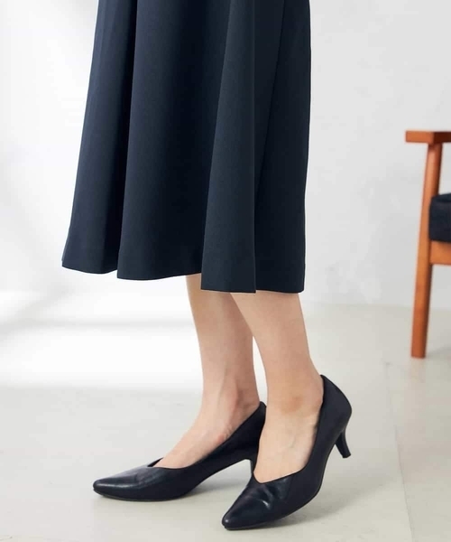 a.v.v(アーヴェヴェ)の「【洗える/ストレッチ/UVカット】麻調ストレッチフレアスカート(スカート・レディース・ベージュ/ネイビー/グレー・40/38/36/42/34)」の7枚目の写真