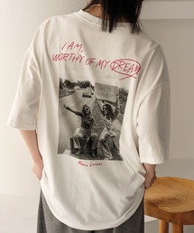 バックプリントフォトTシャツ