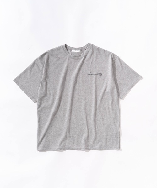 Mia (ミア)の「バックプリントフォトTシャツ(Tシャツ/カットソー・レディース・杢グレー/オフホワイト・FREE)」の15枚目の写真